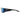 CRATER matte Black Sunglasses blue mirror by NINES Optics side view