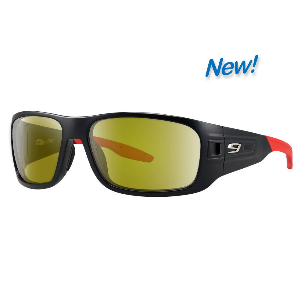 CRATER sprint Black Chartreuse mirror by NINES Optics 