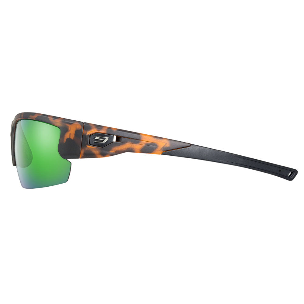 FLATHEAD Tortoise Green Mirror by NINES Optics side view