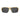 Sunglasses with a camouflage frame on a white background