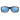 SUPERIOR sunglasses by NINES Optics brown drift glossy black frame light blue front view