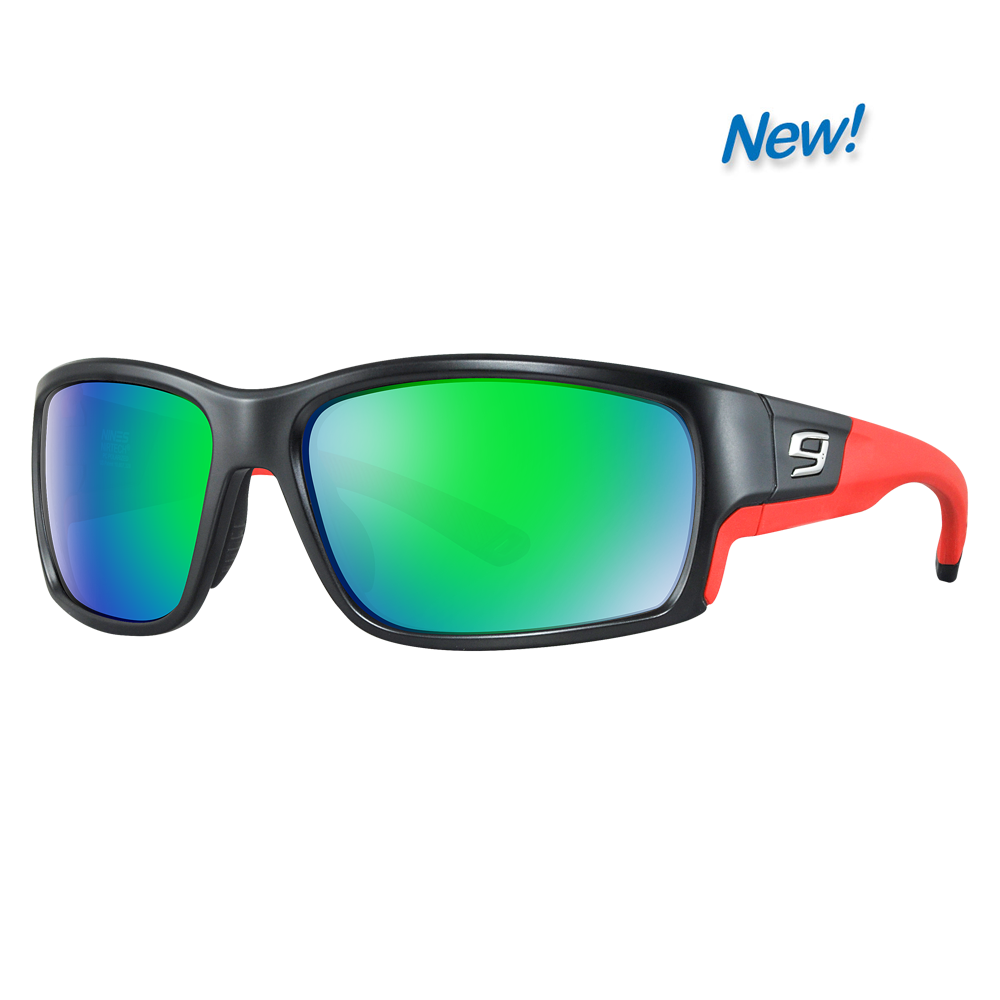 SUPERIOR sunglasses by NINES Optics green mirror