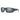 Sunglasses with black and blue frame on a white background