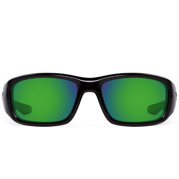 Nines Polarized + NIRTECH Sunglasses | Havasu | Performance Fishing Eyewear Polarized Poly-Carbonate / Glossy Black / Gray Lens Deep Blue Mirror