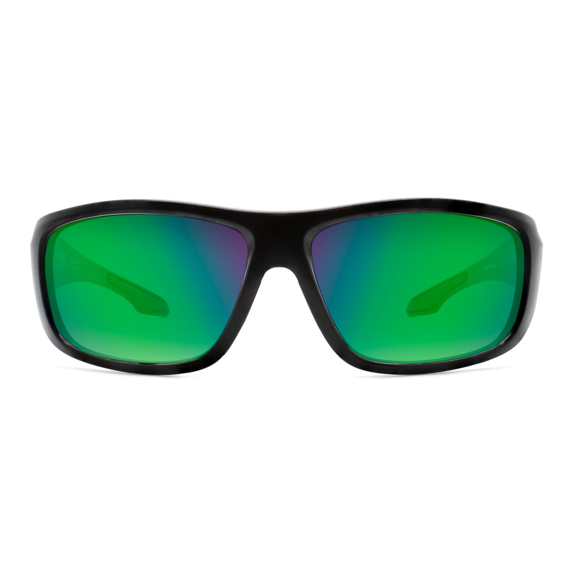 POWELL sunglasses green lens front view