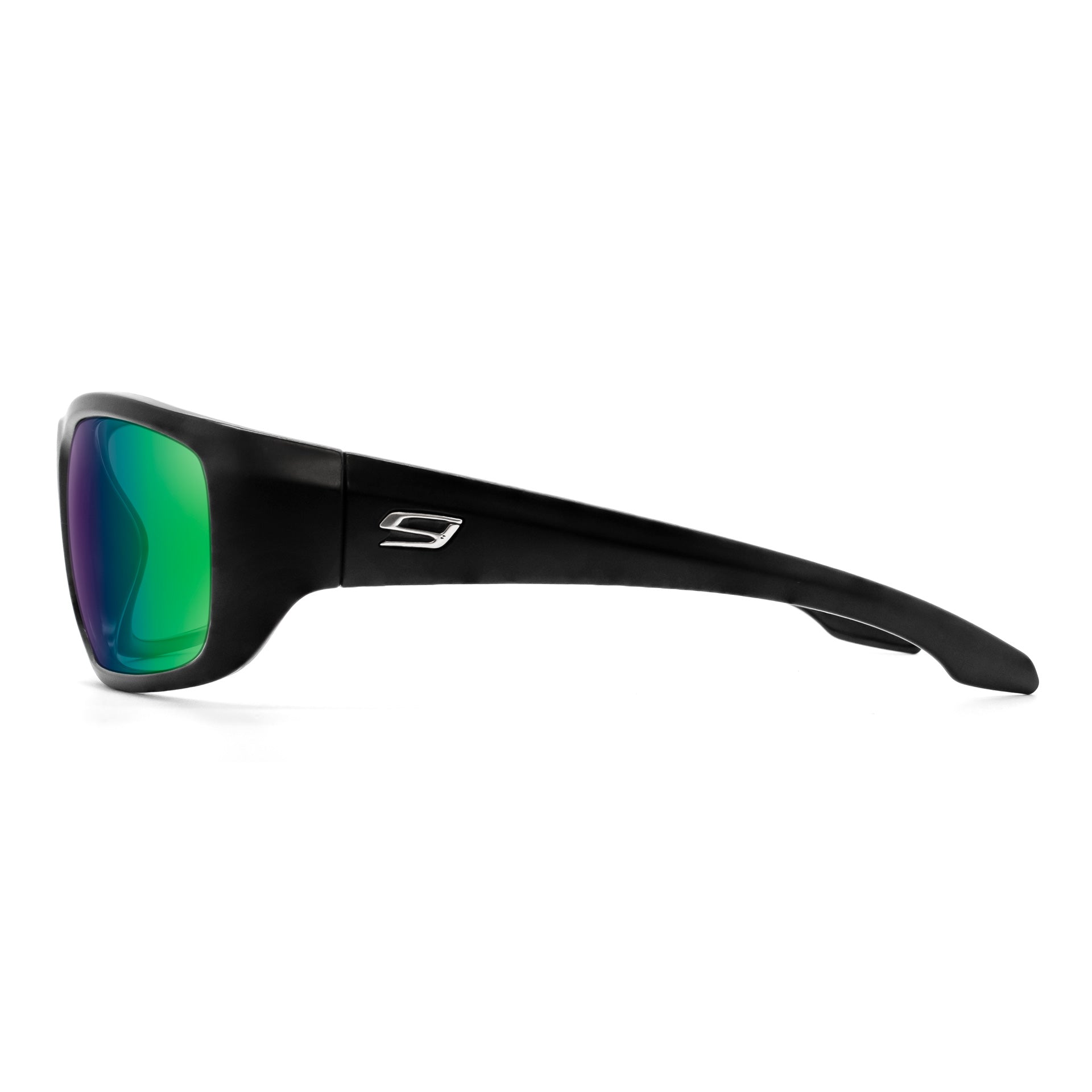 POWELL sunglasses green lens side view